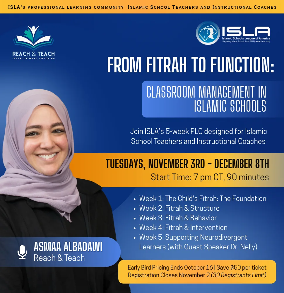 PLC: From Fitrah to Function - Classroom Management in Islamic Schools